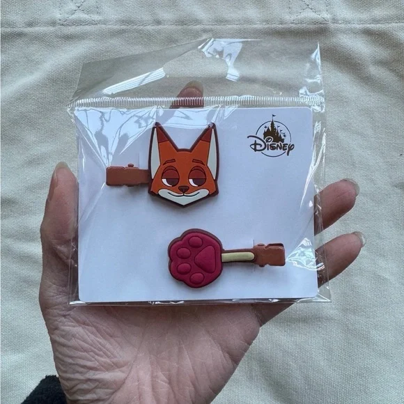 Zootopia Disney Nick Wilde hair clips from Japan っ◔◡◔)っ ???? ???????!!? New & Exclusive  main image 2